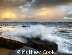 "Morning Rainbow". Photo taken in Waialua, Hawaii. Thanks. by Mathew Cook 